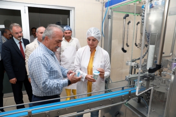 Süt fabrikasının yenilenme işlemi tamamlandı