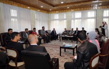 Iraklı Öğrencilerden Rektör Çomaklı’ya ziyaret