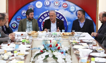 Çomaklı, Memur-Sen’in konuğu oldu