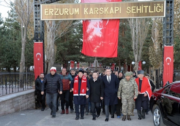 Erzurum "Ecdadına Saygı" için yürüdü