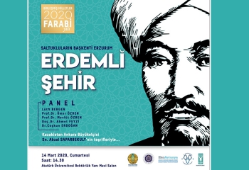 2020 Farabi Yılı”nın açılış programı Erzurum’da