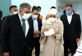 Palandöken 90 bin maske üretti