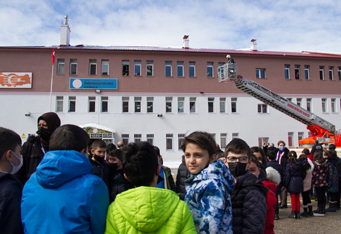 Erzurum’da okullarda deprem tatbikatı