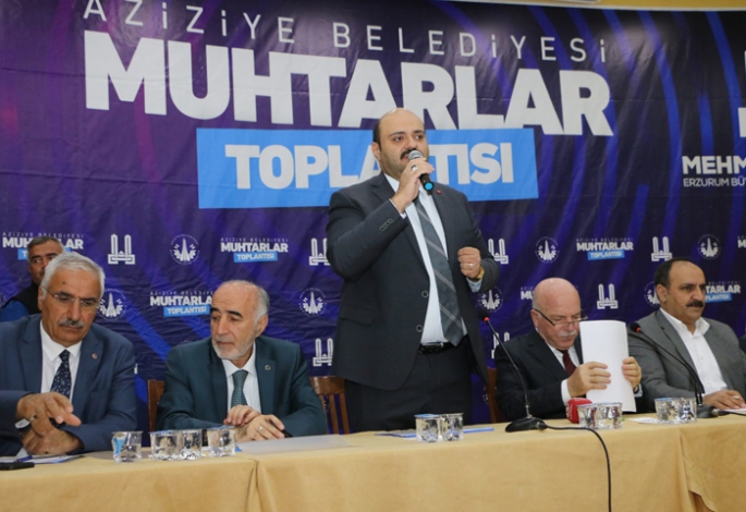 Aziziye’de Muhtarlar Zirvesi