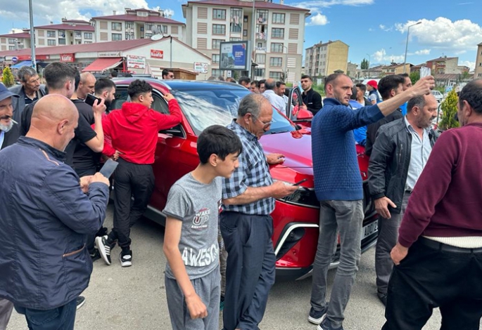 Aziziye’de TOGG coşkusu