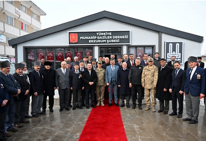 Gazilere yeni dernek binası
