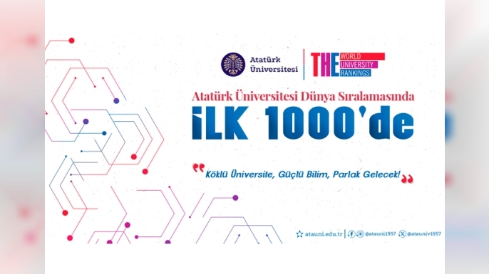 Atatürk Üniversitesi Dünya Sıralamasında İlk 1000’de