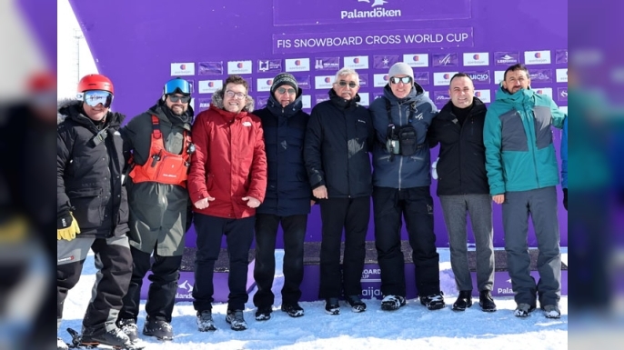 Palandöken’de Fıs Sbx Snowboard Dünya Kupası zirvesi