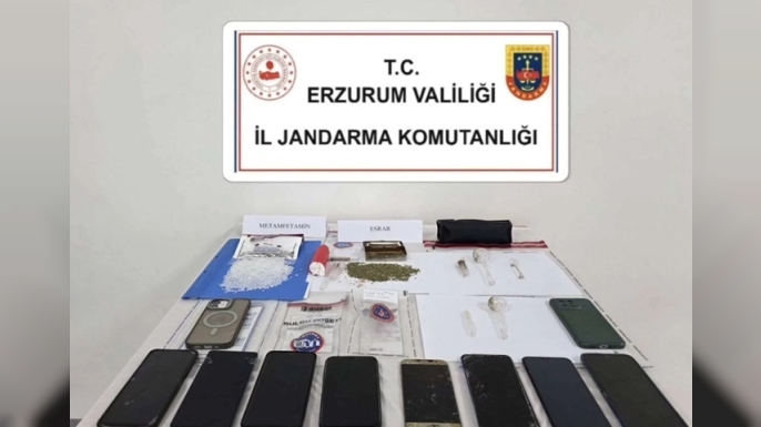 Erzurum’da uyuşturucu operasyonu