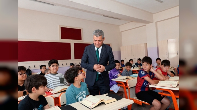 Ekici, Yaz Kur’an Kursu öğrencileriyle buluştu