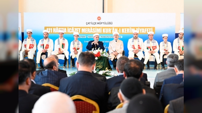 Çat’ta Hafızlık İcazet merasimi gerçekleştirildi