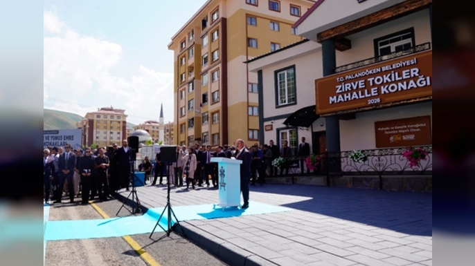 Palandöken’de iki yeni mahalle konağı hizmete açıldı