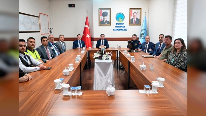 Vali Aydın Baruş’a Havalimanı brifingi
